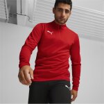 Puma teamGoal 24 Training 1/4 Zip Top - Puma Red-Puma White-For All Time Red - Gr. 110