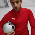 Puma teamGoal 24 Training 1/4 Zip Top - Puma Red-Puma White-For All Time Red - Gr. 110