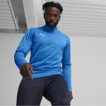Puma teamGoal 24 Training 1/4 Zip Top - Electric Blue Lemonade-Puma White-Puma Team Royal - Gr. 152