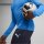 Puma teamGoal 24 Training 1/4 Zip Top - Electric Blue Lemonade-Puma White-Puma Team Royal - Gr. 152