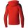 Erima Evo Star Hoodie - red/black - Gr. 128