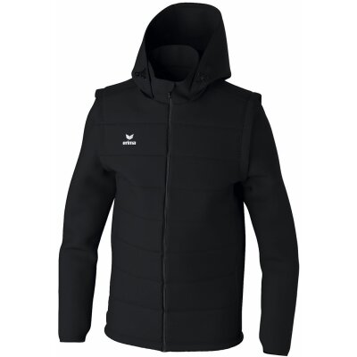 Erima Team Jacken/Weste Mit Abnehmbaren Ärmeln - black - Gr. 4XL