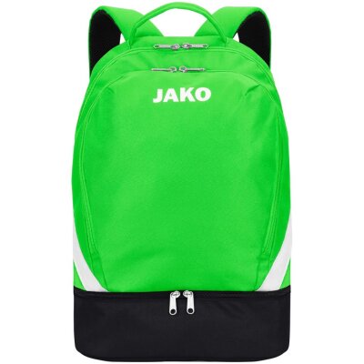 Jako Iconic Rucksack mit Bodenfach - neongrün/schwarz - Gr. 0
