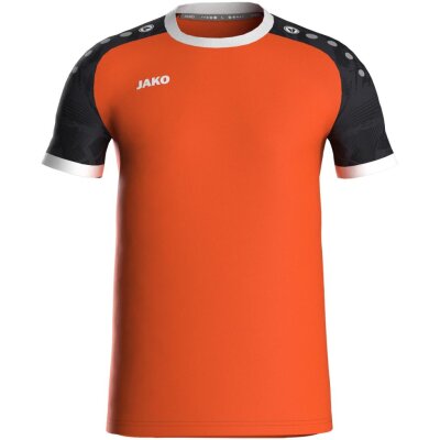 Jako Trikot Iconic - neonorange/schwarz - Gr. 164