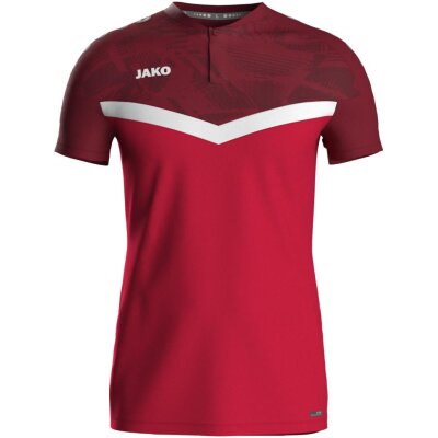 Jako Iconic Polo - rot/weinrot - Gr. s