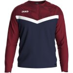 Jako Iconic Sweat - marine/chili rot - Gr. xxl