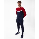 Jako Iconic Sweat - marine/chili rot - Gr. xxl