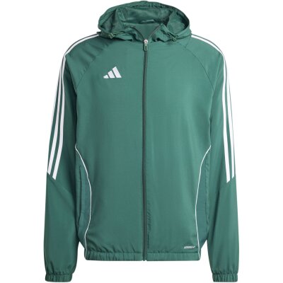 adidas Tiro 24 Windbreaker Präsentationsjacke - team dark green/white - Gr. xl