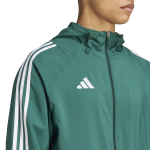adidas Tiro 24 Windbreaker Präsentationsjacke - team dark green/white - Gr. xl