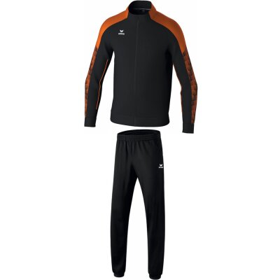 Erima Evo Star Trainingsanzug - black/orange - Gr. XL