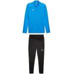 Puma teamFinal 24 Trainingsanzug - Ignite Blue-Puma Silver - Gr. s