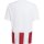 adidas Striped 24 Trikotsatz - white - red - red - Gr. kurzarm | l - l - l