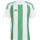 adidas Striped 24 Trikotsatz - white - green - green - Gr. kurzarm | s - s - s