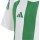 adidas Striped 24 Trikotsatz - white - green - green - Gr. kurzarm | m - m - m