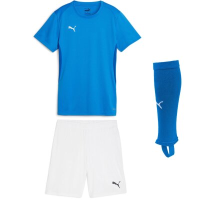 Puma teamGoal 24 Kinder Trikotsatz - blue - white - blue - Gr. kurzarm | 164 - 164 - 2