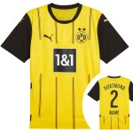 Puma BVB Trikot 2024/2025 Home mit Nummern + Namen - Ki - Gr. 152