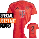 adidas FC Bayern Trikot 2024/2025 Home mit Nummer + Name...