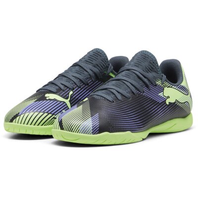 Puma Future 7 Play IT Jr - gray skies-elektro purple-fizzy apple-puma white - Größe 12 = D 31