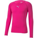 Puma Liga Baselayer Tee LS  -  31 fluo pink - Gr. S