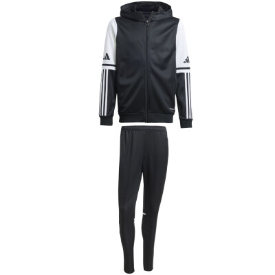adidas Squadra 25 Trainingsanzug mit Kapuze - black/white - Gr. 164