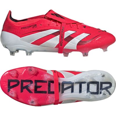 adidas Predator Elite FT FG - lucred/ftwwht/cblack - Größe UK 10 1/2 = D 45 1/3