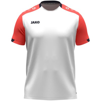 Jako Dynamic T-Shirt - weiß/coral/marine - Gr. Herren | S