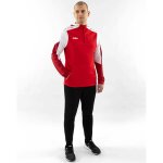 Jako Dynamic Zip Hoodie - rot/weiß/dunkelrot - Gr. XXL