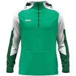 Jako Dynamic Zip Hoodie - grün/weiß/dunkelgrün - Gr. S