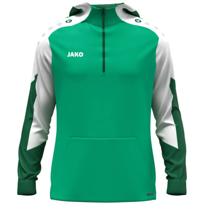 Jako Dynamic Zip Hoodie - grün/weiß/dunkelgrün - Gr. L