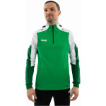 Jako Dynamic Zip Hoodie - grün/weiß/dunkelgrün - Gr. L
