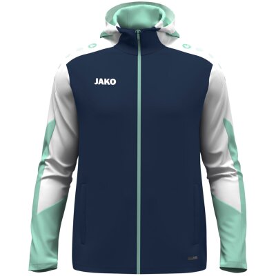 Jako Dynamic Kapuzenjacke - marine/weiß/minze - Gr. Damen | M (38/40)