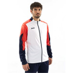 Jako Dynamic Polyesterjacke - weiß/coral/marine - Gr. Herren | S