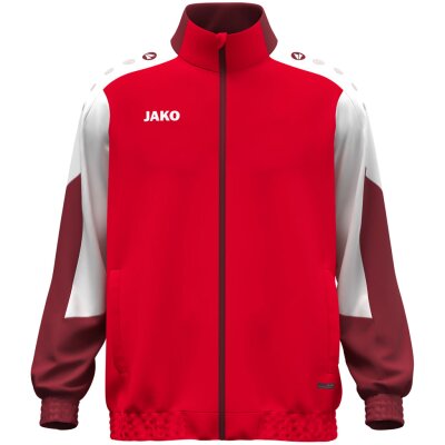 Jako Dynamic Webjacke - rot/weiß/dunkelrot - Gr. L