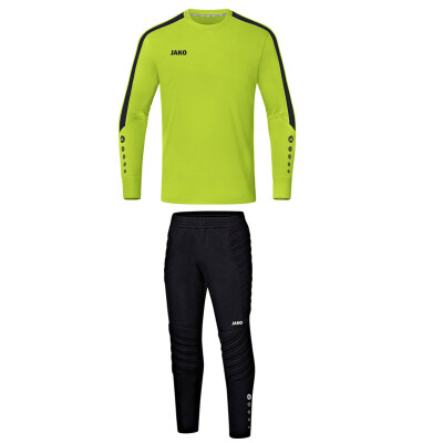 Jako Torwarttrikot Set Power - lange Torwarthose - neongrün - Gr. xl