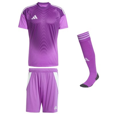 adidas Tiro 25 C Torwarttrikot Set Kurzarm - purple burst - Gr. xs