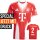 adidas FC Bayern Trikot 2025/2026 Home mit Nummern + Namen - Kinder