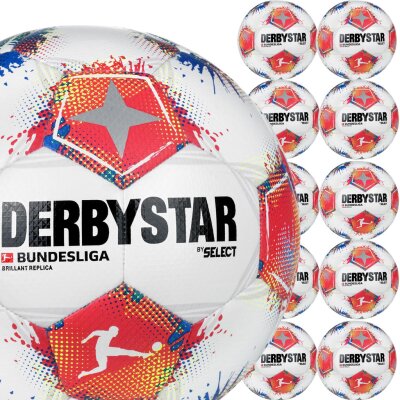 10er Derbystar Bundesliga Brillant Replica 2025/2026 Ballpaket