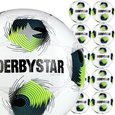 10er Derbystar Brillant TT DB Ballpaket Rasen+Kunstrasen
