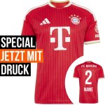 adidas FC Bayern Trikot 2026/2027 Home mit Nummern +...