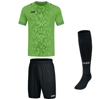 soft green - black - black