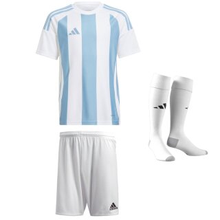 light blue - white - white