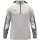 Jako Dynamic Zip Hoodie hellgrau/weiß/grau
