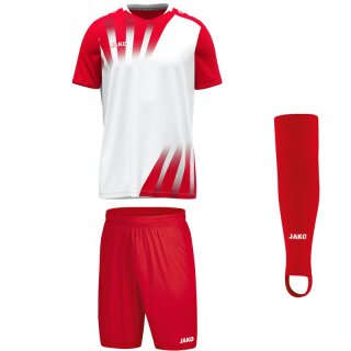 weiß/rot - rot - rot
