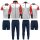 Jako Dynamic Team Set weiß/coral/marine