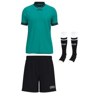 türkis - schwarz - schwarz